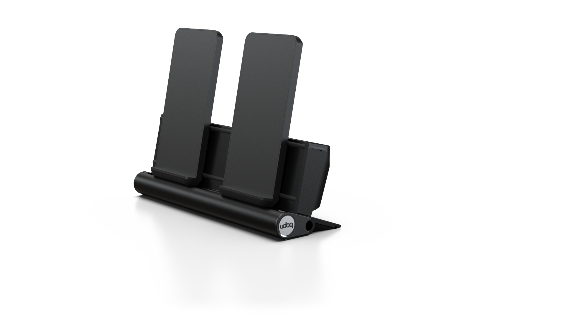 udoq 250 Wireless - 2 fach Ladestation gefräst und eloxiert aus solidem Aluminium