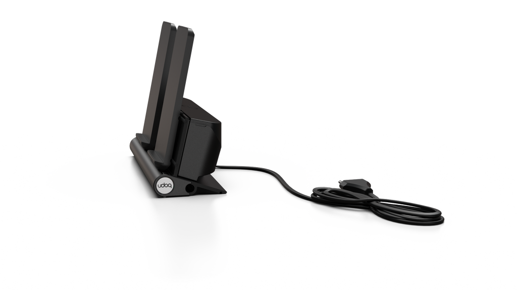 udoq 250 Wireless - 2 fach Ladestation gefräst und eloxiert aus solidem Aluminium