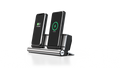 udoq 250 WIRELESS - Duo QI Ladestation aus Aluminium mit 68W Ladegerät