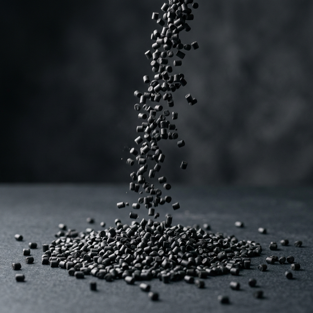 Detailaufnahme eines präzise geformten udoq‑Gehäuseteils aus ABS Kunststoff