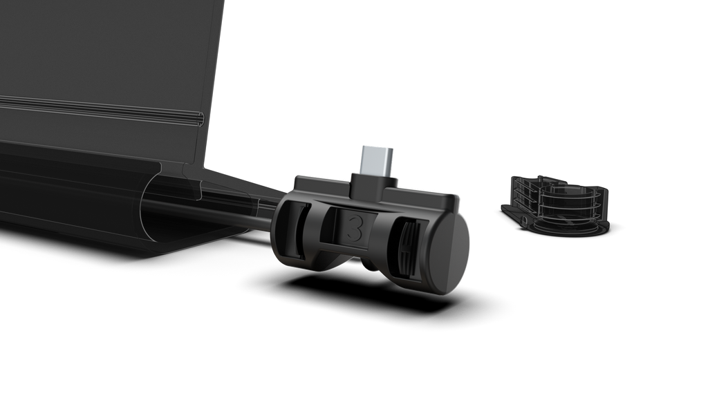 KABEL USB-C mit udoq Adapter zum Laden von Smartphones, Tablets, iPhone 15/16, iPads und Android Geräten.