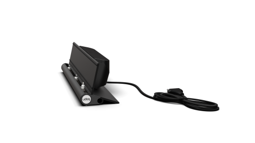 400 multi-charging station in black with three Lightning adapters