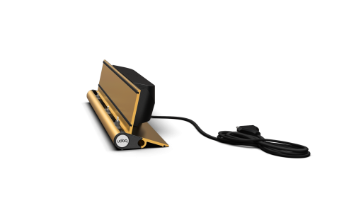udoq Caricatore multiplo dorato con connettori Apple Lightning